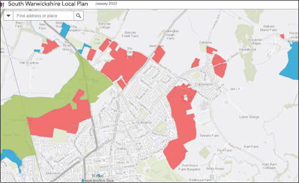 Overview of housing sites mentioned above