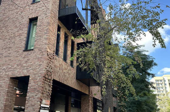 Example of apartments with balconies and winter gardens, Manchester