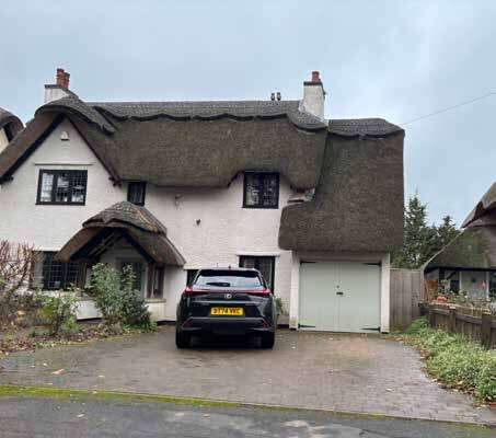Property with thatched roof