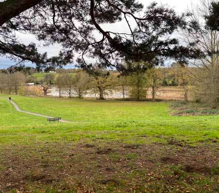 A photo of open space in Abbey Fields