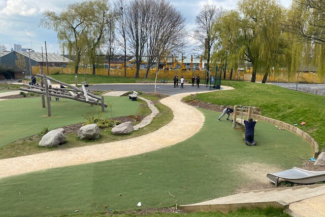 Precedent image showing accessible and inclusive play facilities