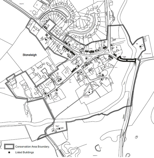 Map of Stoneleigh Conservation Area
