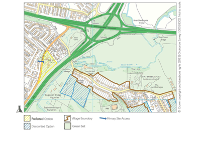 Oak Lea, Finham map